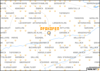 map of Pfakofen