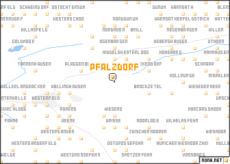 map of Pfalzdorf