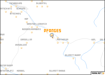 map of Pfanges