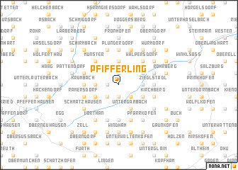 map of Pfifferling