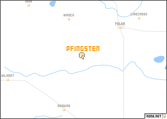 map of Pfingsten