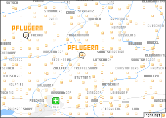 map of Pflugern