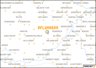 map of Pflummern