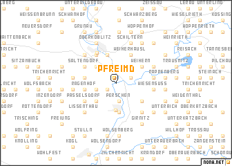 map of Pfreimd