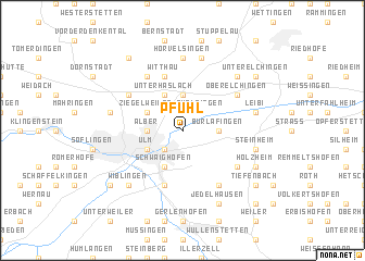 map of Pfuhl