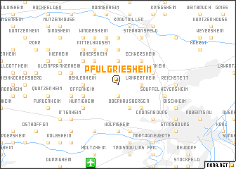 map of Pfulgriesheim