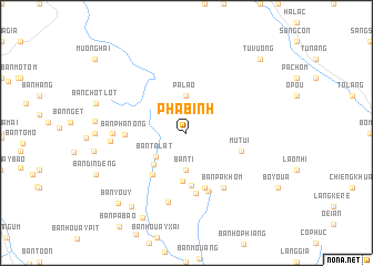 map of Pha Binh