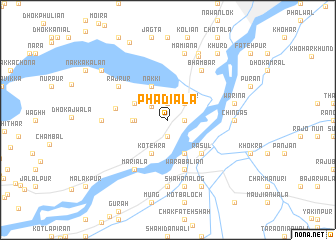 map of Phadiāla