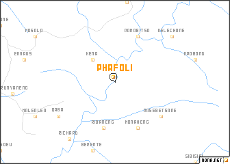 map of Phafoli