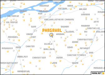 map of Phāgawāl