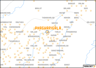 map of Phagwāri Gala