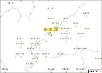 map of Pha Lạn