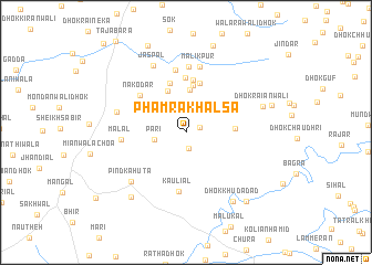map of Phāmra Khālsa
