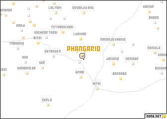 map of Phangārio