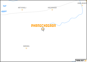 map of Phangchogaon