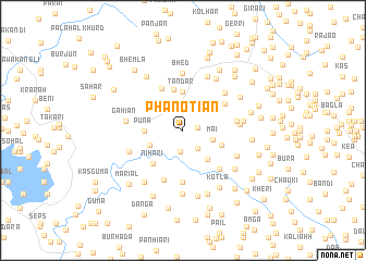 map of Phanotiān