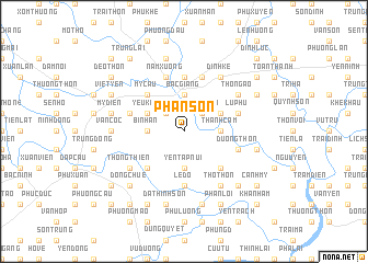 map of Phấn Sơn