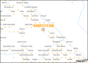 map of Phan Ti Tchai