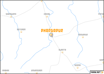 map of Phardāpur