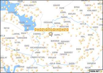 map of Phariān dai Mohra