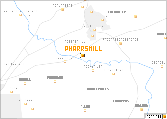 map of Pharrs Mill
