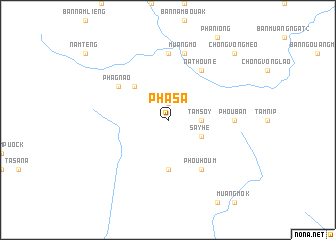 map of Pha Sa