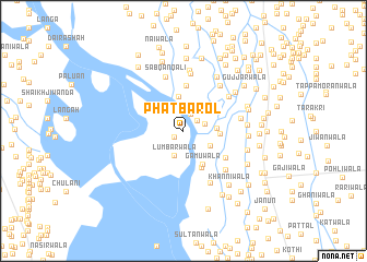 map of Phāt Barol