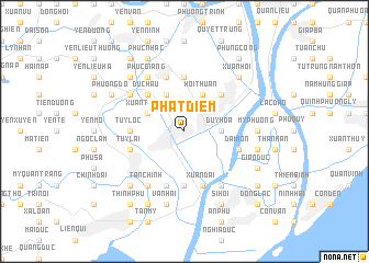 map of Phát Diệm