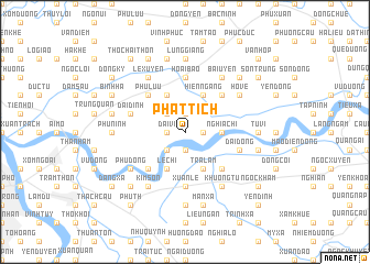 map of Phật Tích