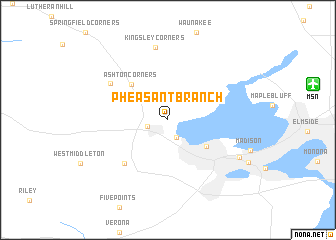 map of Pheasant Branch