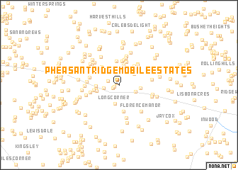 map of Pheasant Ridge Mobile Estates