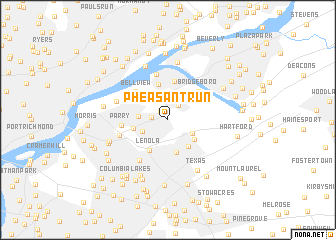 map of Pheasant Run