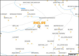 map of Phelipé