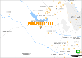 map of Phelps Estates