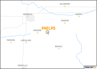 map of Phelps