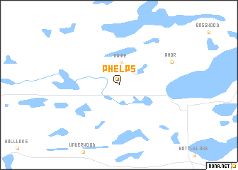 map of Phelps
