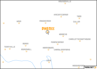 map of Phenix