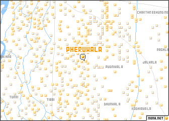 map of Pheruwāla