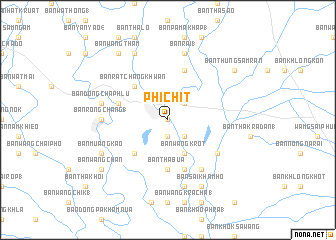 map of Phichit