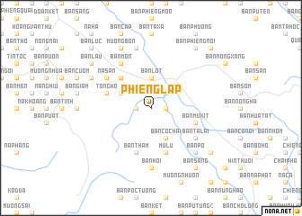 map of Phiêng Lập