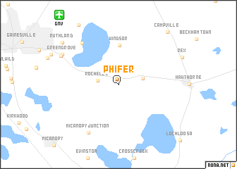 map of Phifer