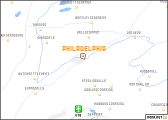 map of Philadelphia