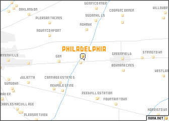 map of Philadelphia