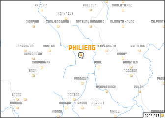 map of Phi Liêng