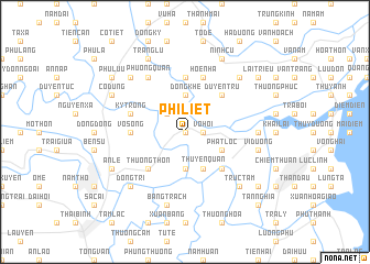map of Phi Liệt