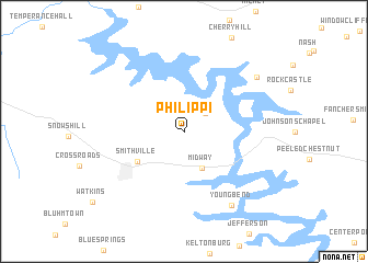 map of Philippi