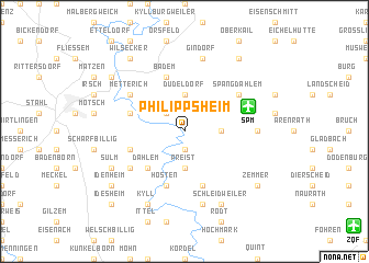 map of Philippsheim