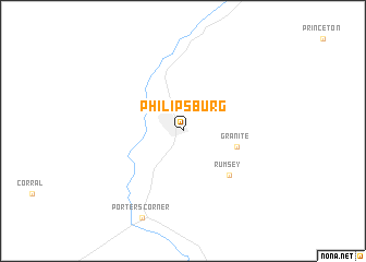 map of Philipsburg