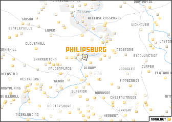 map of Philipsburg