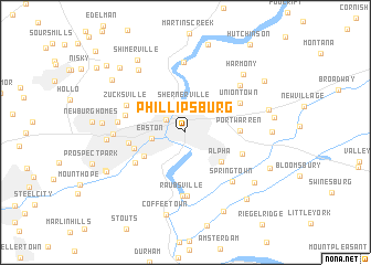 map of Phillipsburg